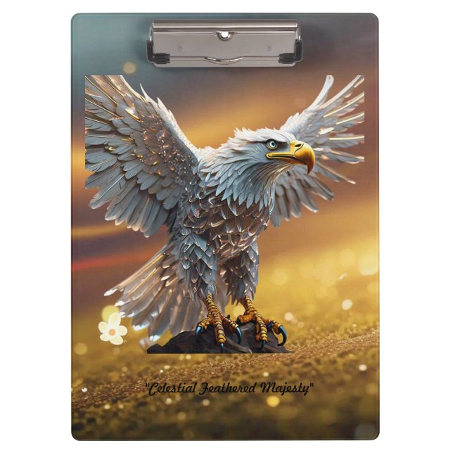 Pranchetas "A Águia Cristal Regal" (Frente)