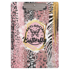 Pranchetas A Área de Transferência Anti-Social Butterfly