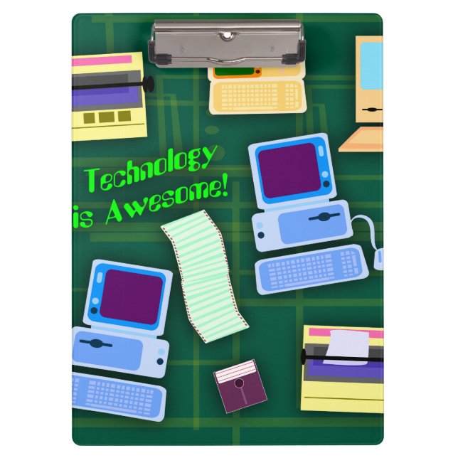 Pranchetas A tecnologia retro é impressionante (Frente)