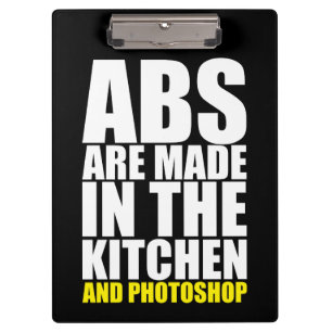 Pranchetas Abs São Feitos Na Cozinha E Na Photoshop - Engraça