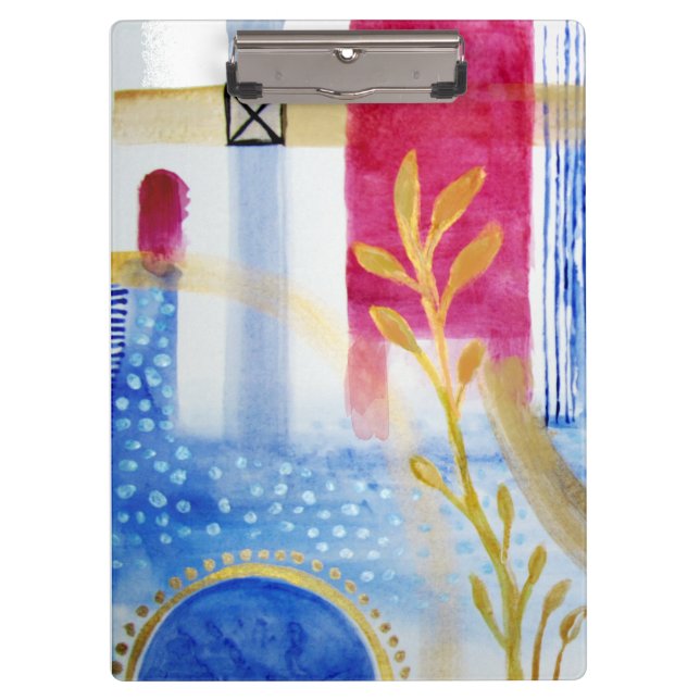 Pranchetas Abstração Moderna Preto e Vermelho (Frente)