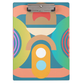 Pranchetas Abstrato Art Deco Moderno Colorido