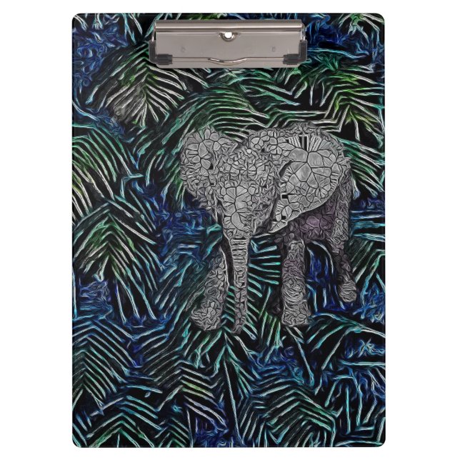 Pranchetas Abstrato Baby Elephant (Frente)