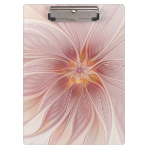 Pranchetas Abstrato de Flor Moderna de Sonho de Cor Rosa Suav