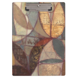 Pranchetas Abstrato Floral Leaf Painting de Norman Wyatt