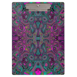 Pranchetas Abstrato Magenta e azul-lacrimogênio