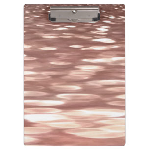 Pranchetas Abstrato nº 3: Shimmer Dourado Rosa de cobre