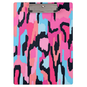 Pranchetas Abstrato Pop cor-de-rosa
