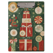 Abstrato Yuletide Tapeçaria