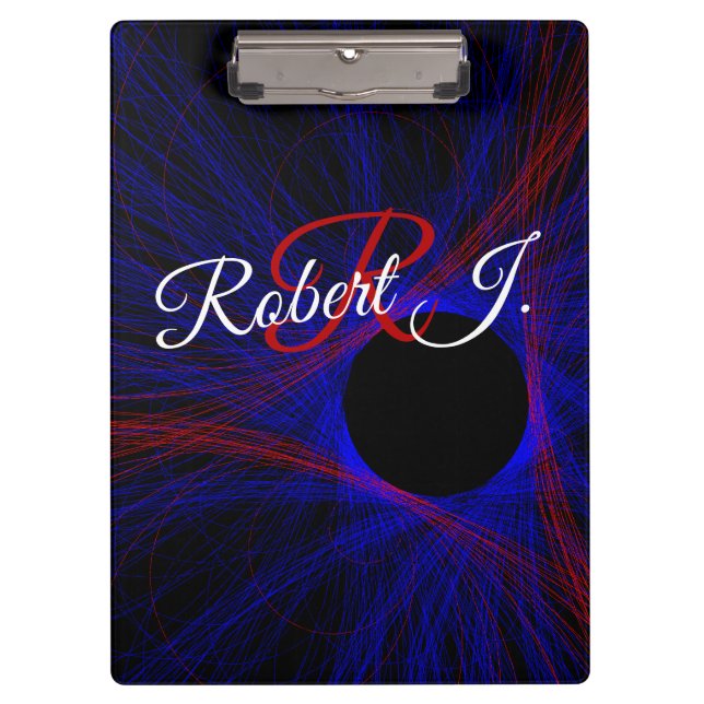 Pranchetas Accented Triangle Geometric Clipboard (Frente)