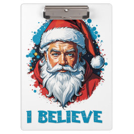 Pranchetas Acredito em Santa Claus Grafite Style Design