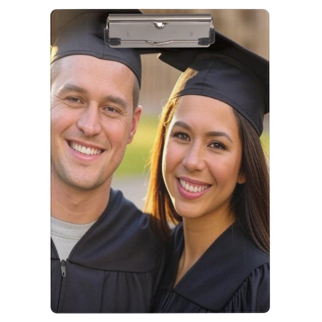 Pranchetas Adicionar Personalização de Foto de Graduação (Frente)