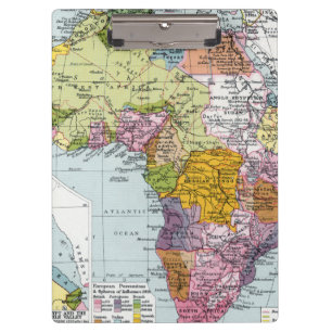 PRANCHETAS ÁFRICA DIVIDIDA, 1914