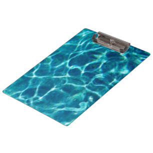 Pranchetas Água azul Sparkly da piscina