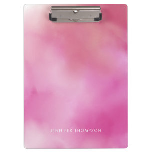 Pranchetas Aguarela cor-de-rosa feminino Ombre