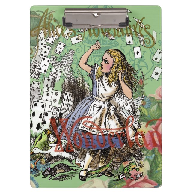 Pranchetas alice cards maravilderland hatrabbit (Frente)