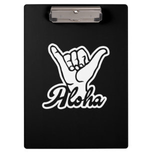 Pranchetas Aloha Shaka Hand, Hang Loose sign