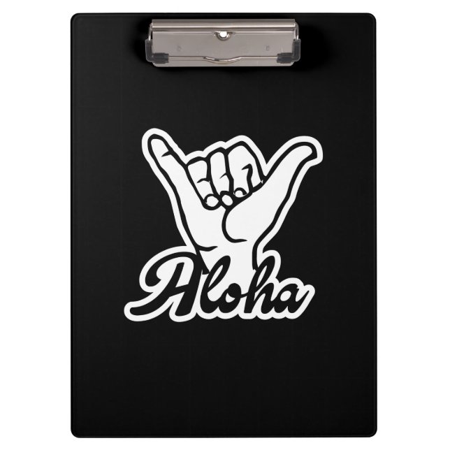 Pranchetas Aloha Shaka Hand, Hang Loose sign (Frente)