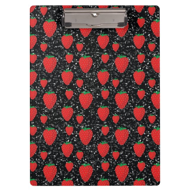 Pranchetas Amantes de Frutas Vermelhas Morango Doce Elegante (Frente)