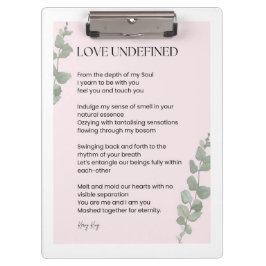 Pranchetas Amar Poesia Poema Indefinida