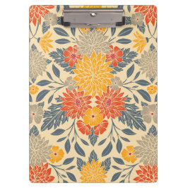 Pranchetas Amarelo quente, laranja e azul