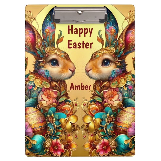 PRANCHETAS AMBER ~ FELZ PASCOA ~ BUNNY EASTER ~ (Frente)