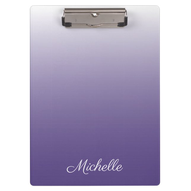 Pranchetas Ambre ultra violeta personalizada de gradiente (Frente)