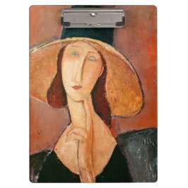 Pranchetas Amedeo Modigliani - Jeanne Hebuterne em Grande Cha