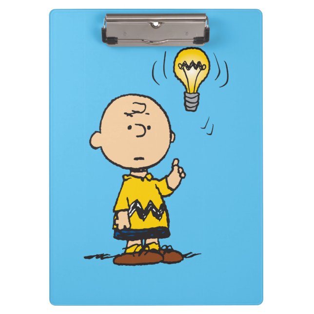 Pranchetas Amendoins | Ideia da lâmpada de Charlie Brown (Frente)