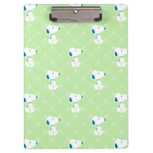 Pranchetas Amendoins   Padrão de Sonhos de Deco Verde Snoopy