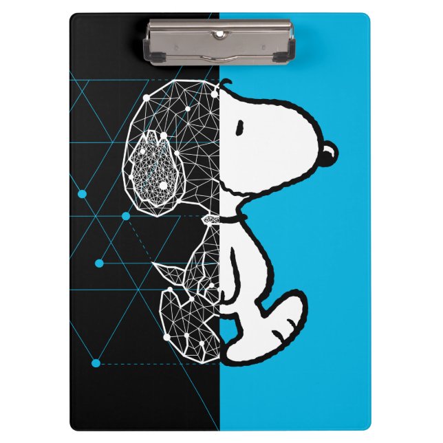 Pranchetas Amendoins | Snoopy Design geométrico (Frente)
