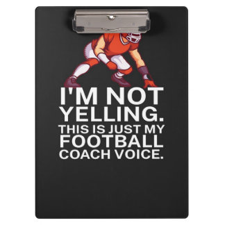 Pranchetas American Football Coach