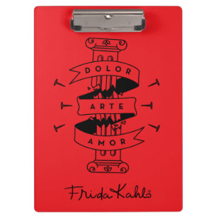 Pranchetas Amor da arte da dor de Frida Kahlo  
