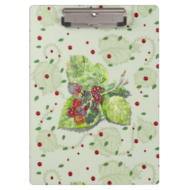 Pranchetas amoras vermelhas e pretas