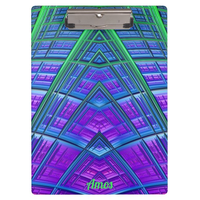 Pranchetas AMOS ~ 3D! ~ Roxo Verde e Original Azul ~ (Frente)