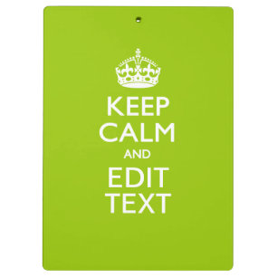 Pranchetas Android Green Decor Mantenha Calma E Seu Texto