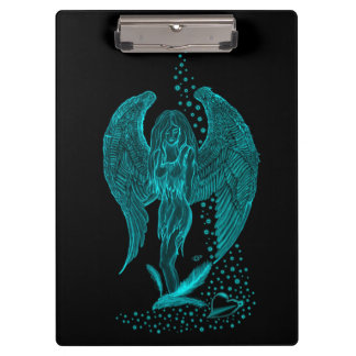 Pranchetas Angel perdeu no Love, Design preto e verde