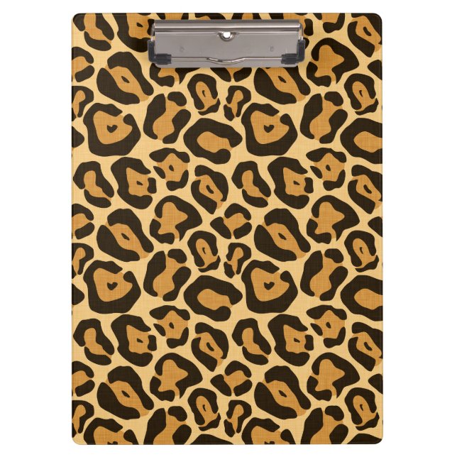 Pranchetas Animal print leopard clipboard (Frente)