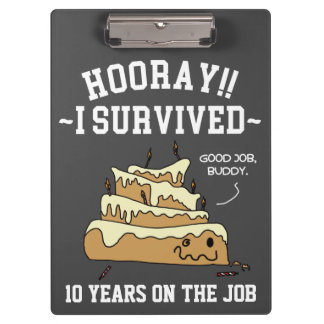 Pranchetas Aniversário de Trabalho de Apreciação do Funcionár