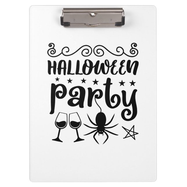 Pranchetas Aniversário do Festa de Halloween (Frente)