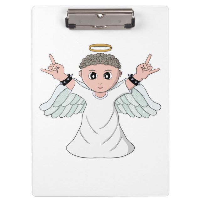 Pranchetas Anjo Amorador de Música Pesada (Frente)
