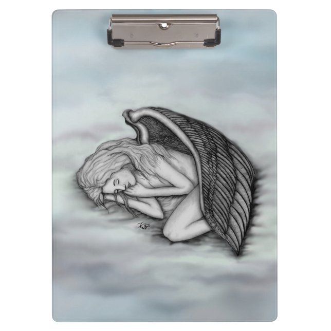 Pranchetas Anjo dormindo nas nuvens do céu (Frente)