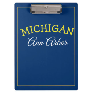 Pranchetas Ann Arbor Michigan Blue e Maize