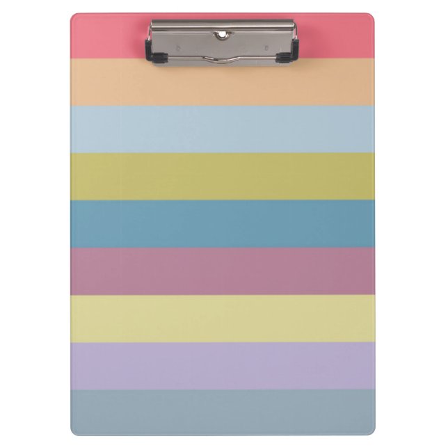 Pranchetas Ann Arbor Pastel Chalk Stripes (Frente)