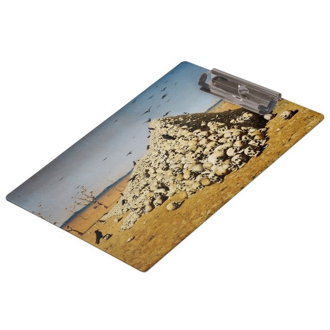 Pranchetas Apoteose da Guerra (morte e destruição) (crânios) (Inclinado)