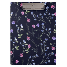 Pranchetas Aquarela Marinho Floral