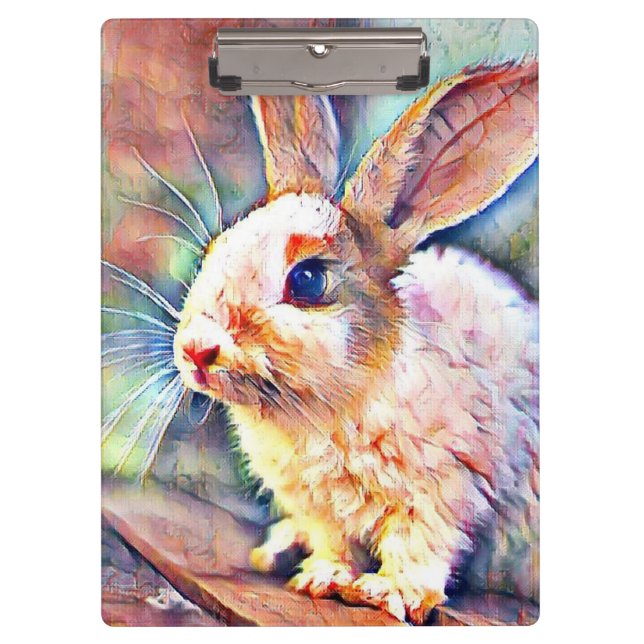 Pranchetas aquarell bunny (Frente)