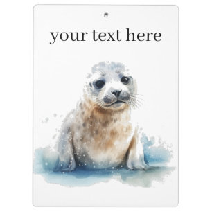 Pranchetas Aquecimento do selo de aquarela, personalizado