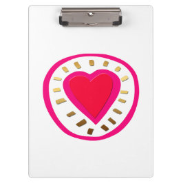 Pranchetas Área de Transferência 1w do Coração Moderno do dia