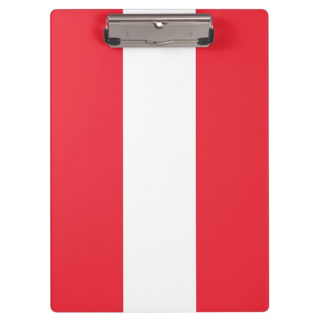 Pranchetas Área de Transferência Bandeira Austríaca (Áustria) (Frente)